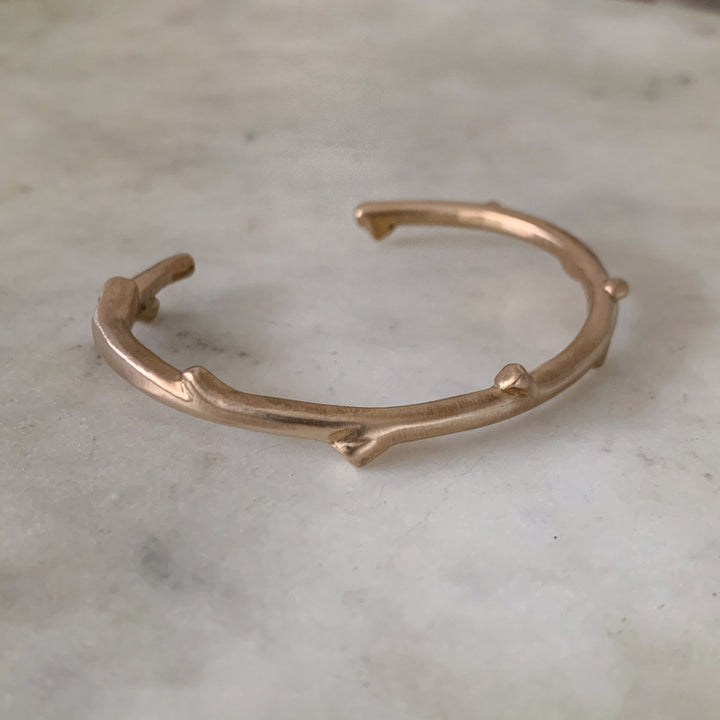 RED STICK LOVE CUFF BANGLE BRACELET - MIMOSA Handcrafted Jewelry