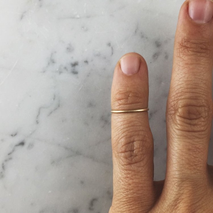 Small Ring MIMOSA Handcrafted