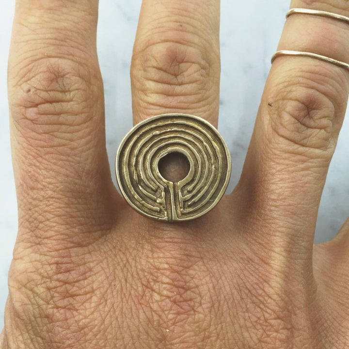 LABYRINTH RING - MIMOSA Handcrafted Jewelry