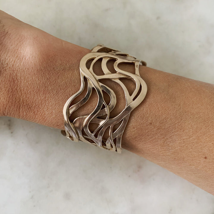 RIVER CUFF - MIMOSA Handcrafted Jewelry