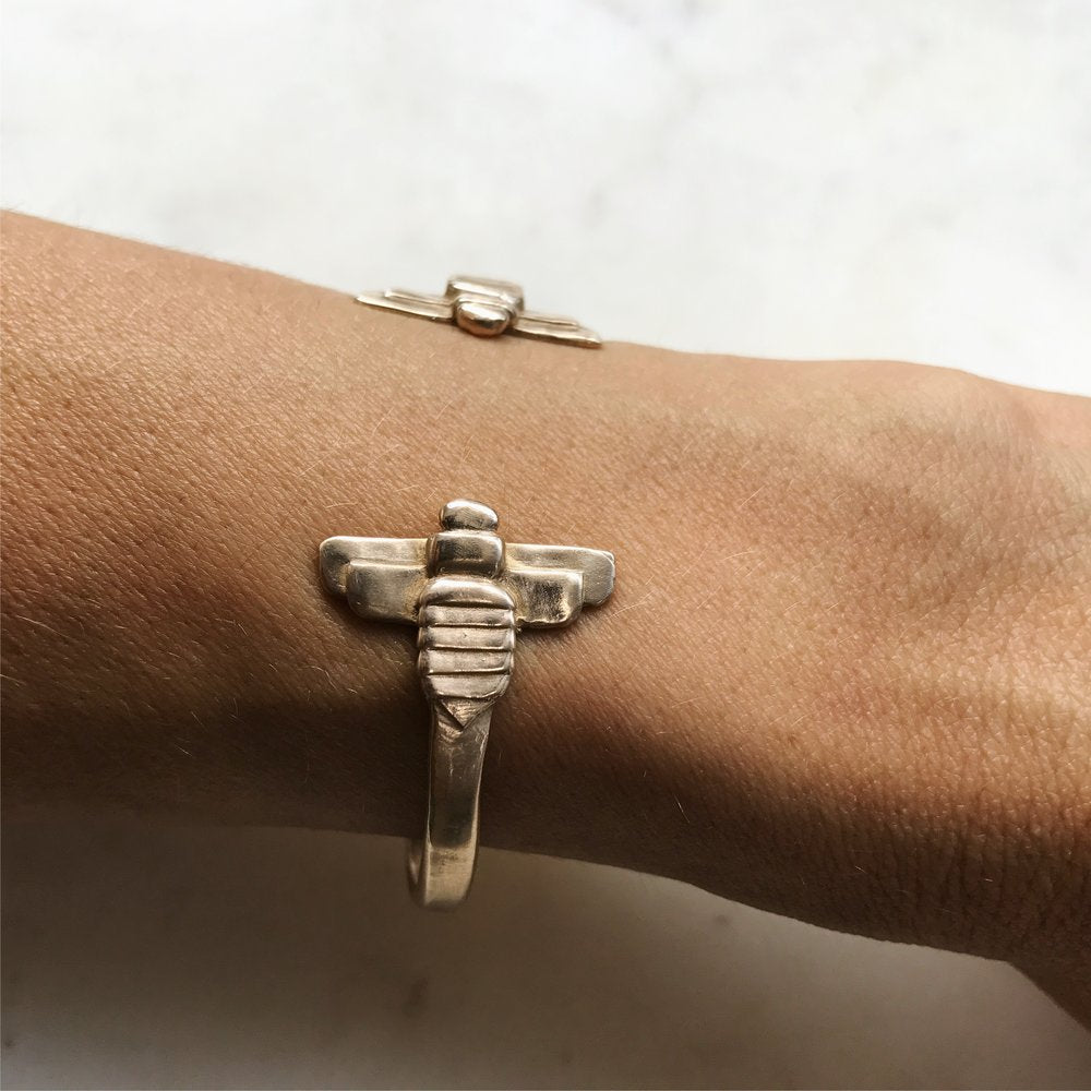 DOUBLE BEE BANGLE - MIMOSA Handcrafted Jewelry