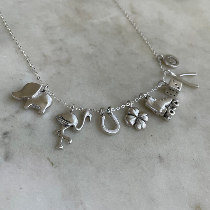 Sterling silver Gumball Collection on Everyday chain