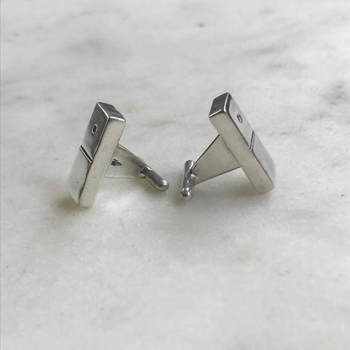 DOMINO CUFFLINKS - MIMOSA Handcrafted Jewelry