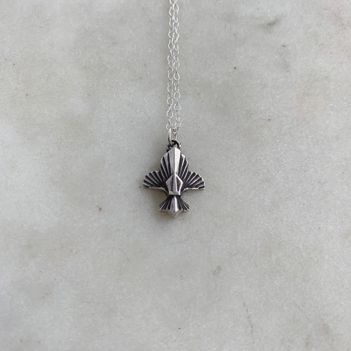 MIMOSA Handcrafted's Handmade Small Sterling Silver Fleur De Lis Pendant