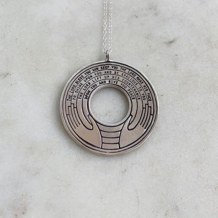 AARONIC BLESSING PENDANT — LARGE