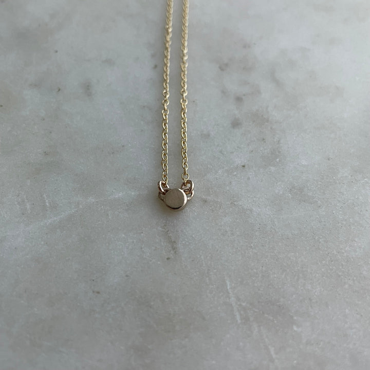 14K GOLD GRACE NECKLACE — NO STONE
