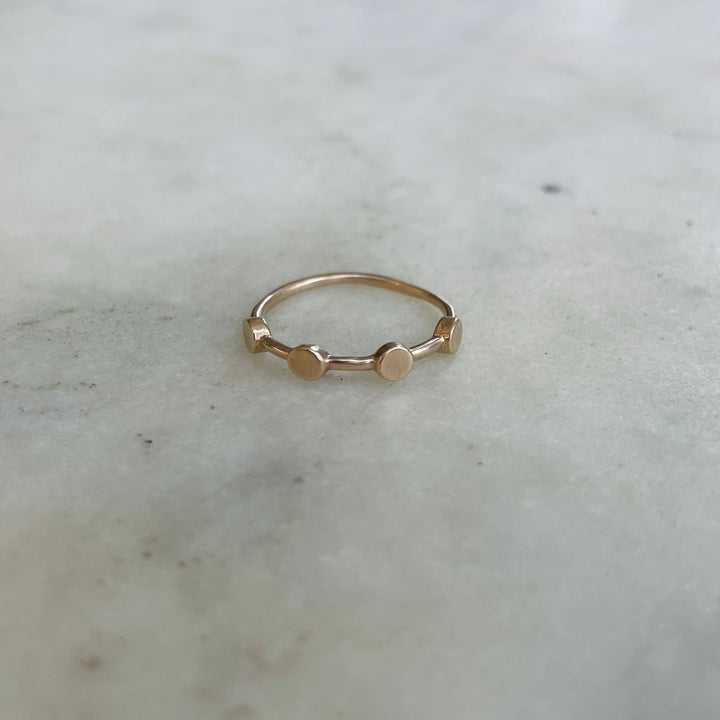 DOT TO DOT RING — NO STONE