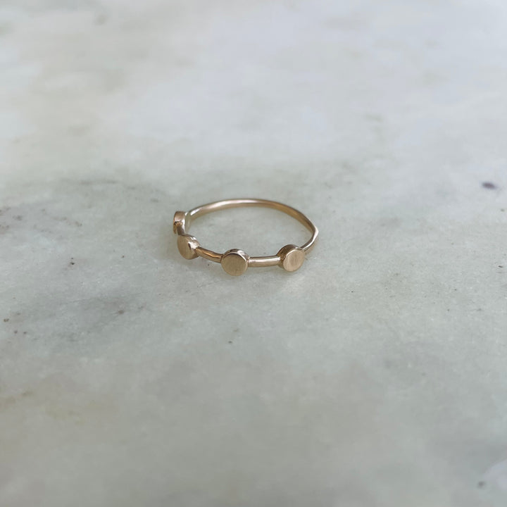 DOT TO DOT RING — NO STONE