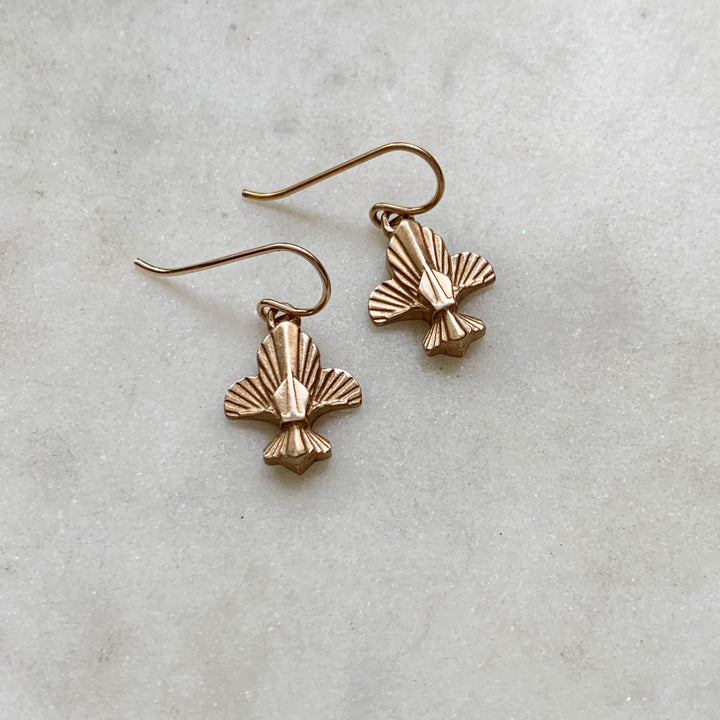 FLEUR DE LIS EARRINGS - MIMOSA Handcrafted Jewelry