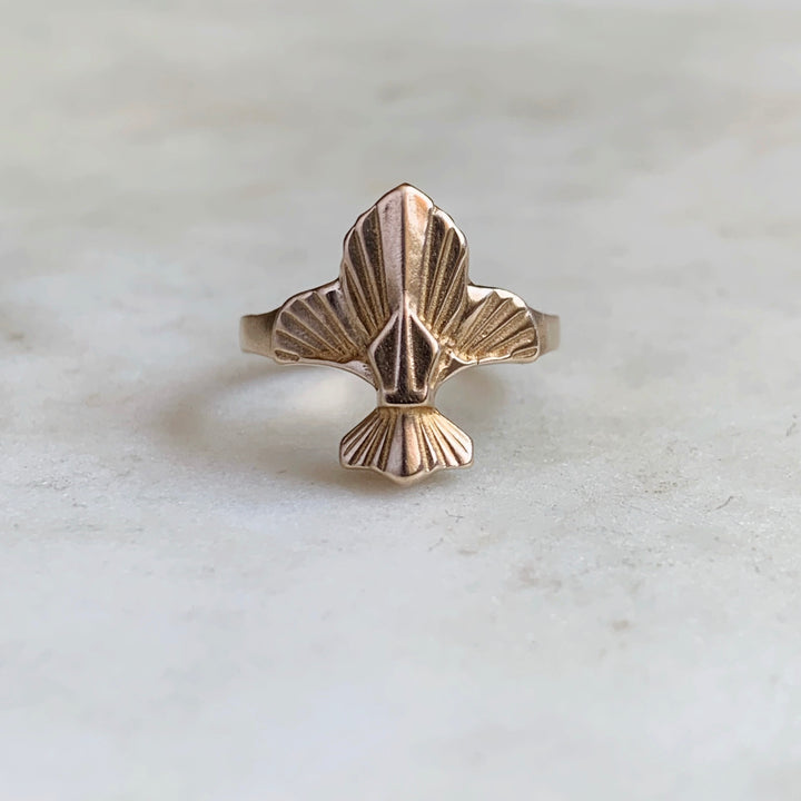 FLEUR DE LIS RING - MIMOSA Handcrafted Jewelry