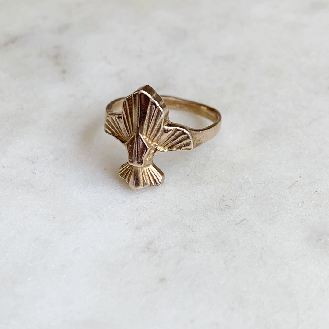 FLEUR DE LIS RING - MIMOSA Handcrafted Jewelry