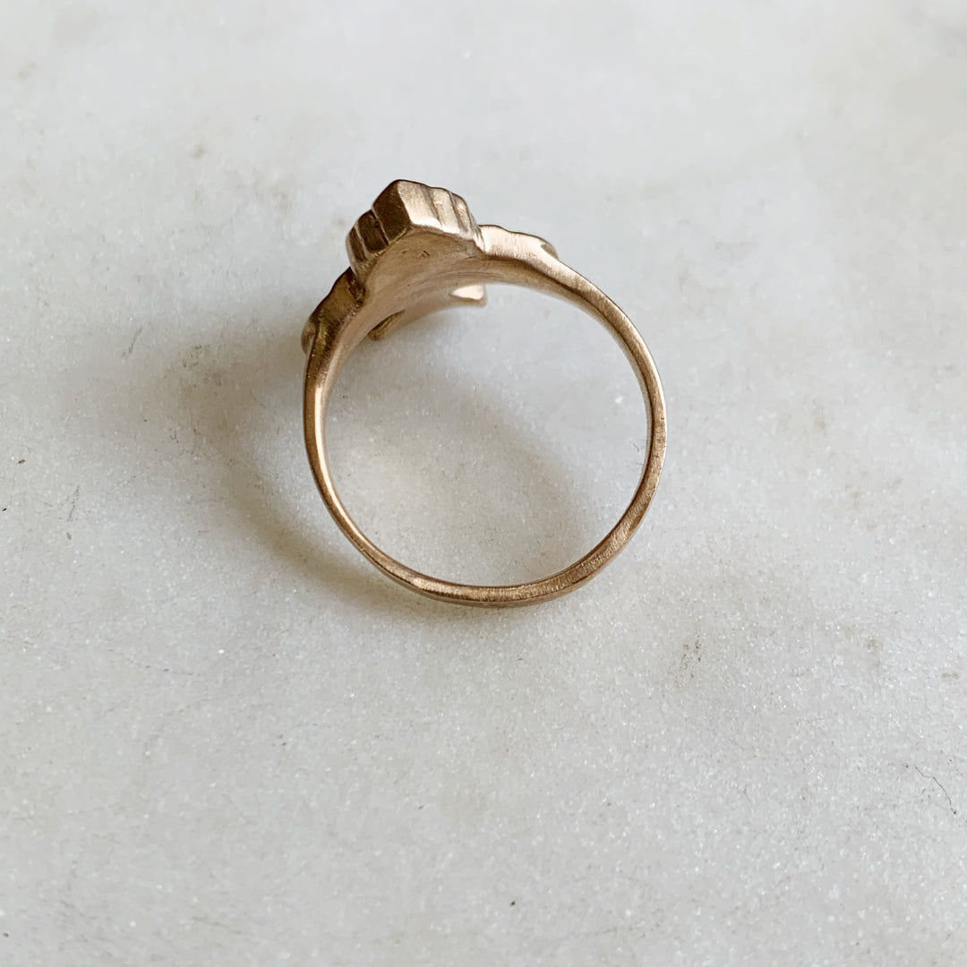 FLEUR DE LIS RING - MIMOSA Handcrafted Jewelry