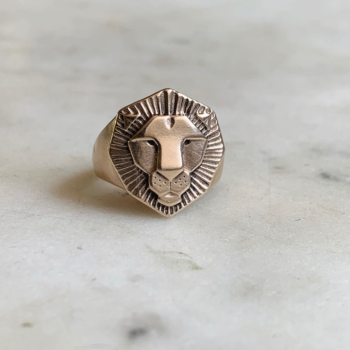 LION RING - MIMOSA Handcrafted Jewelry