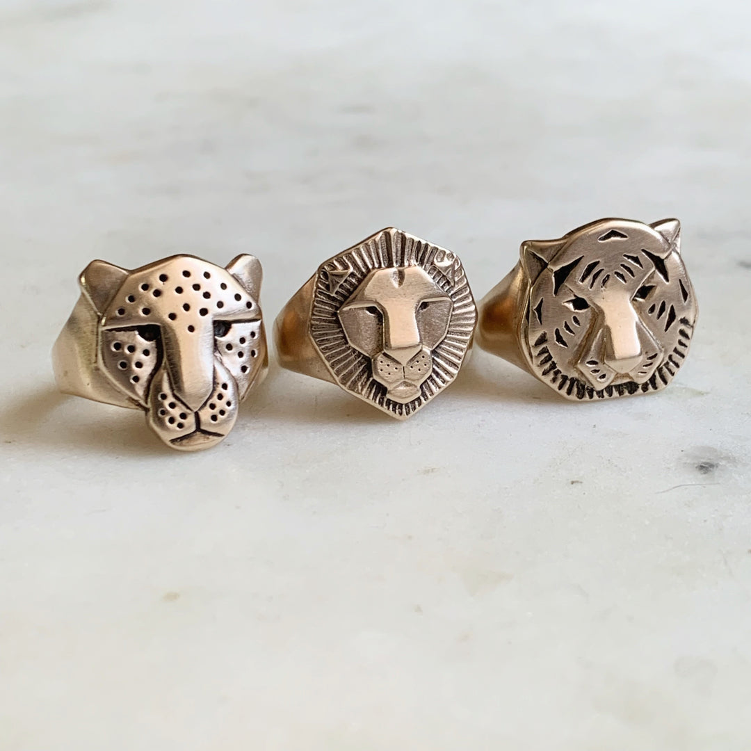 LION RING - MIMOSA Handcrafted Jewelry