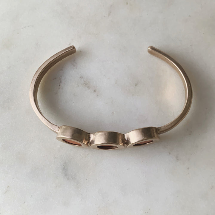 ESSENTIAL OIL DIFFUSER CUFF - MIMOSA Handcrafted Jewelry