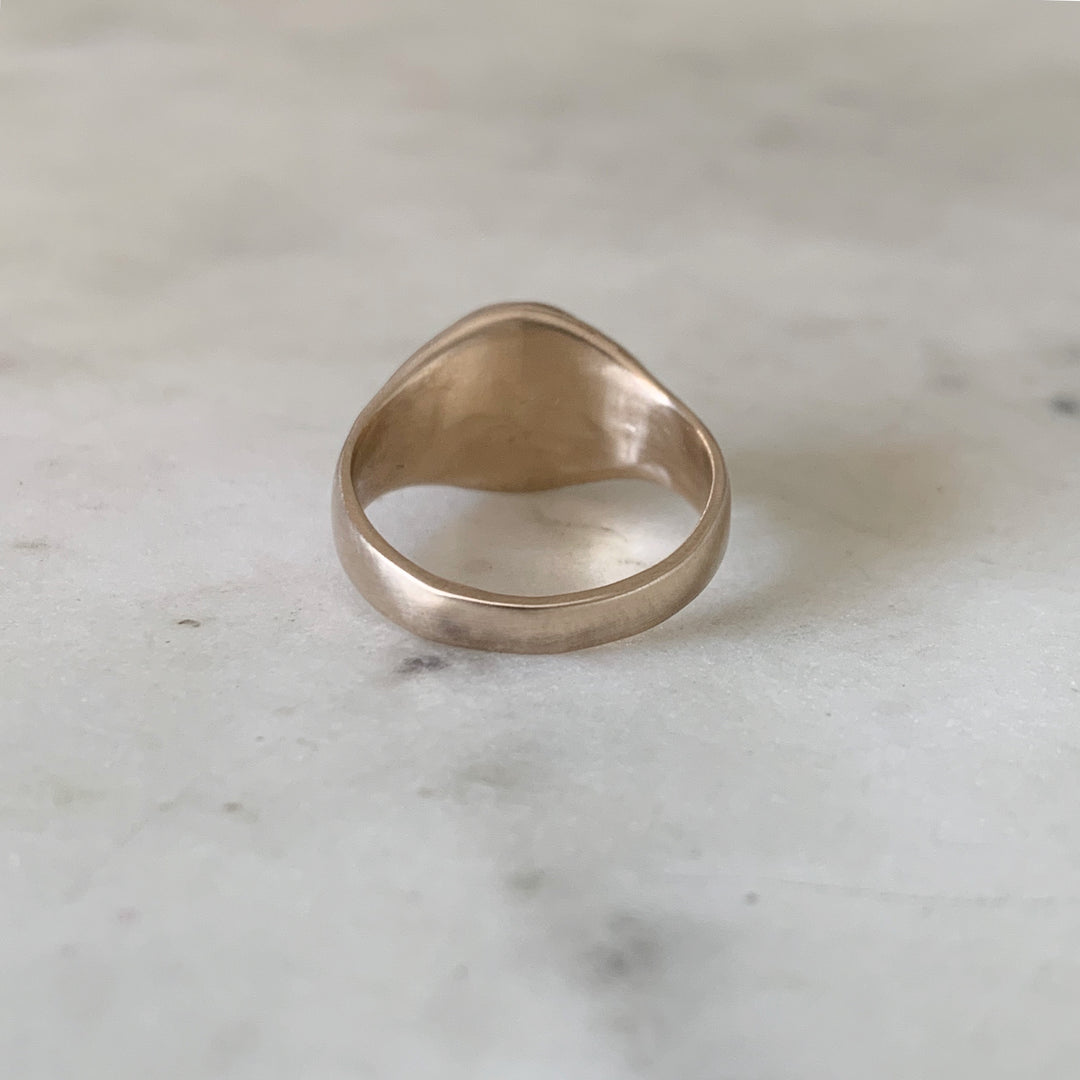 PELICAN SIGNET RING - MIMOSA Handcrafted Jewelry