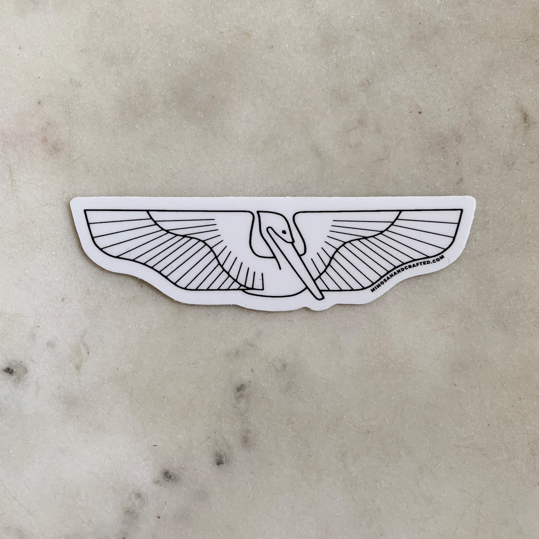 MIMOSA Pelican Sticker | MIMOSA Handcrafted