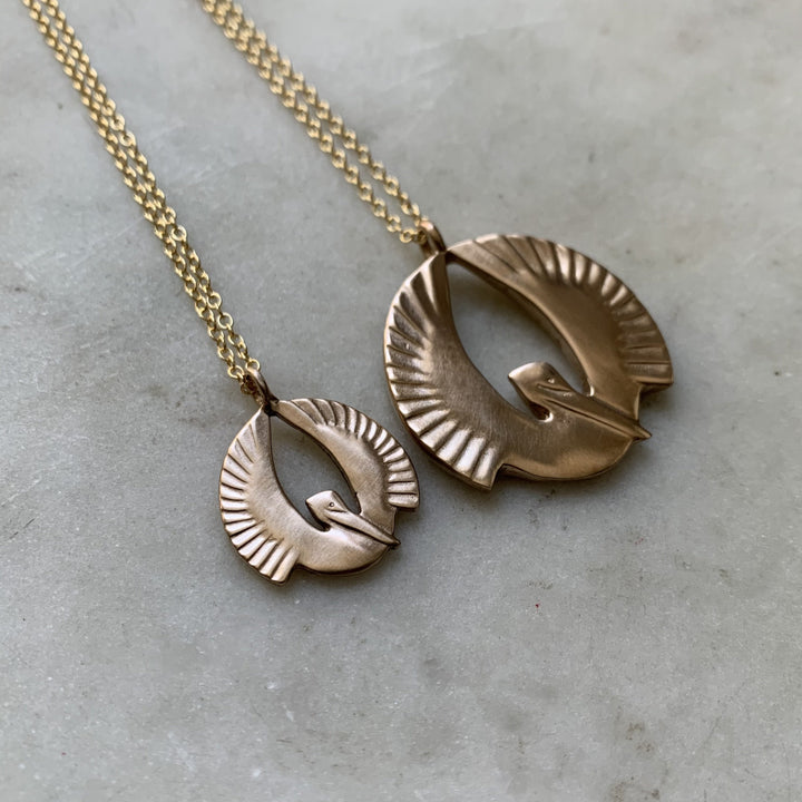 PELICAN RISING PENDANT — LARGE