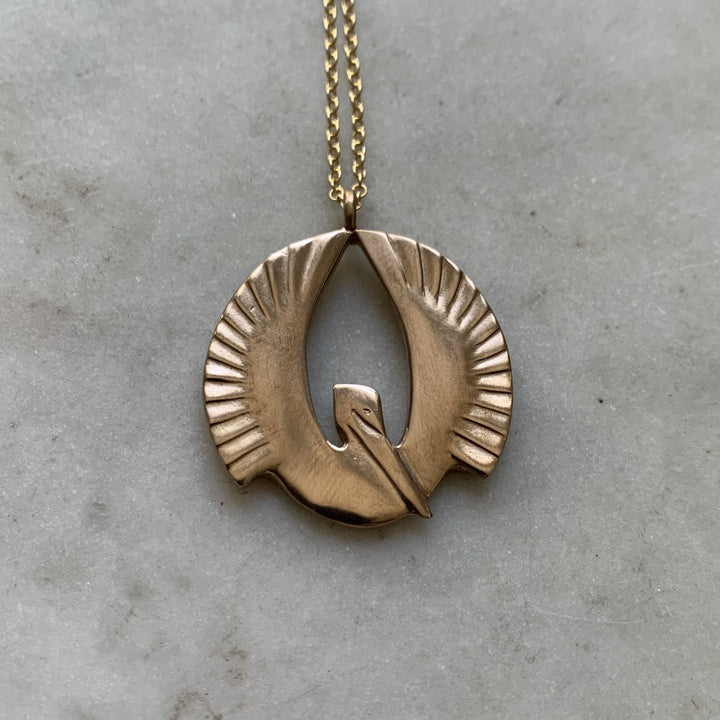 PELICAN RISING PENDANT — LARGE
