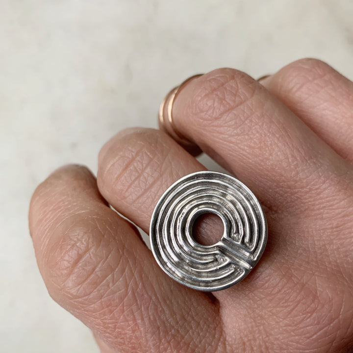 LABYRINTH RING - MIMOSA Handcrafted Jewelry