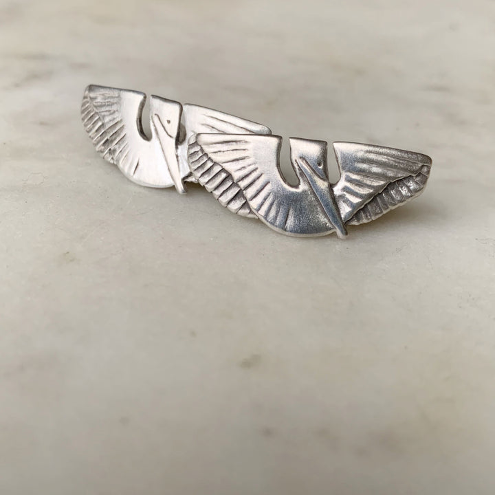 PELICAN CUFFLINKS - MIMOSA Handcrafted Jewelry