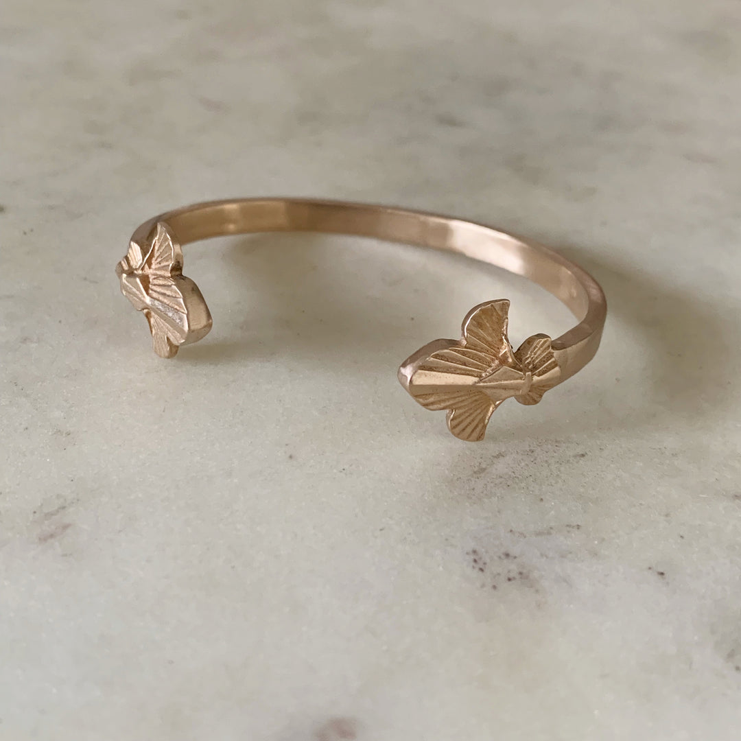 FLEUR DE LIS CUFF - MIMOSA Handcrafted Jewelry