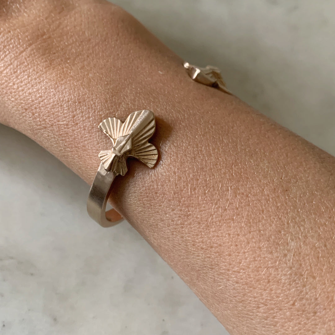 FLEUR DE LIS CUFF - MIMOSA Handcrafted Jewelry