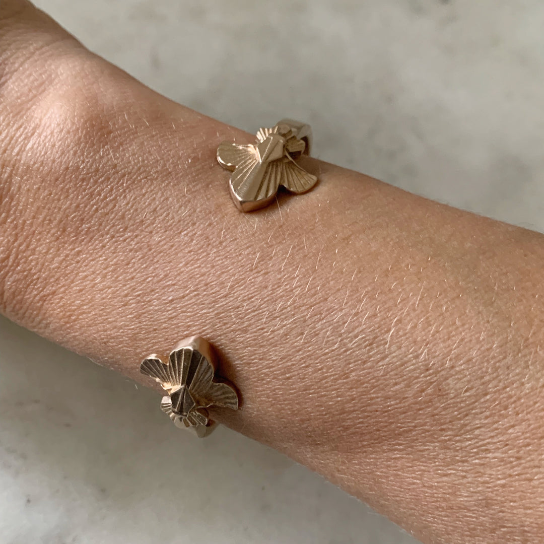 FLEUR DE LIS CUFF - MIMOSA Handcrafted Jewelry