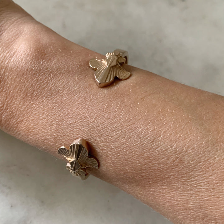 FLEUR DE LIS CUFF - MIMOSA Handcrafted Jewelry