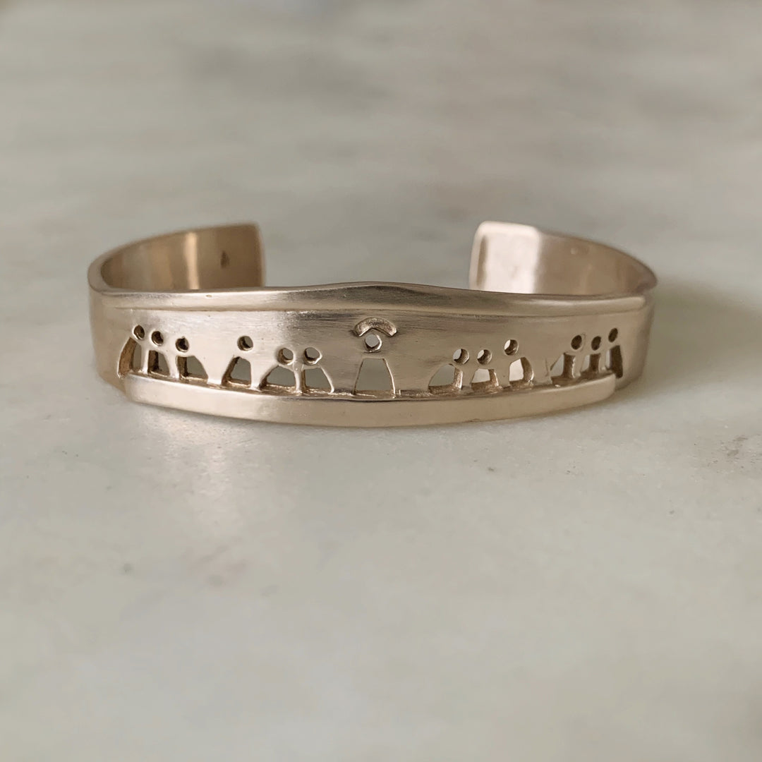 THE LAST SUPPER CUFF - MIMOSA Handcrafted Jewelry