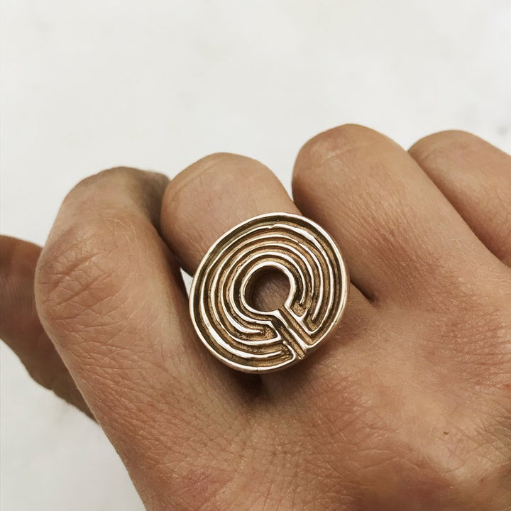 LABYRINTH RING - MIMOSA Handcrafted Jewelry