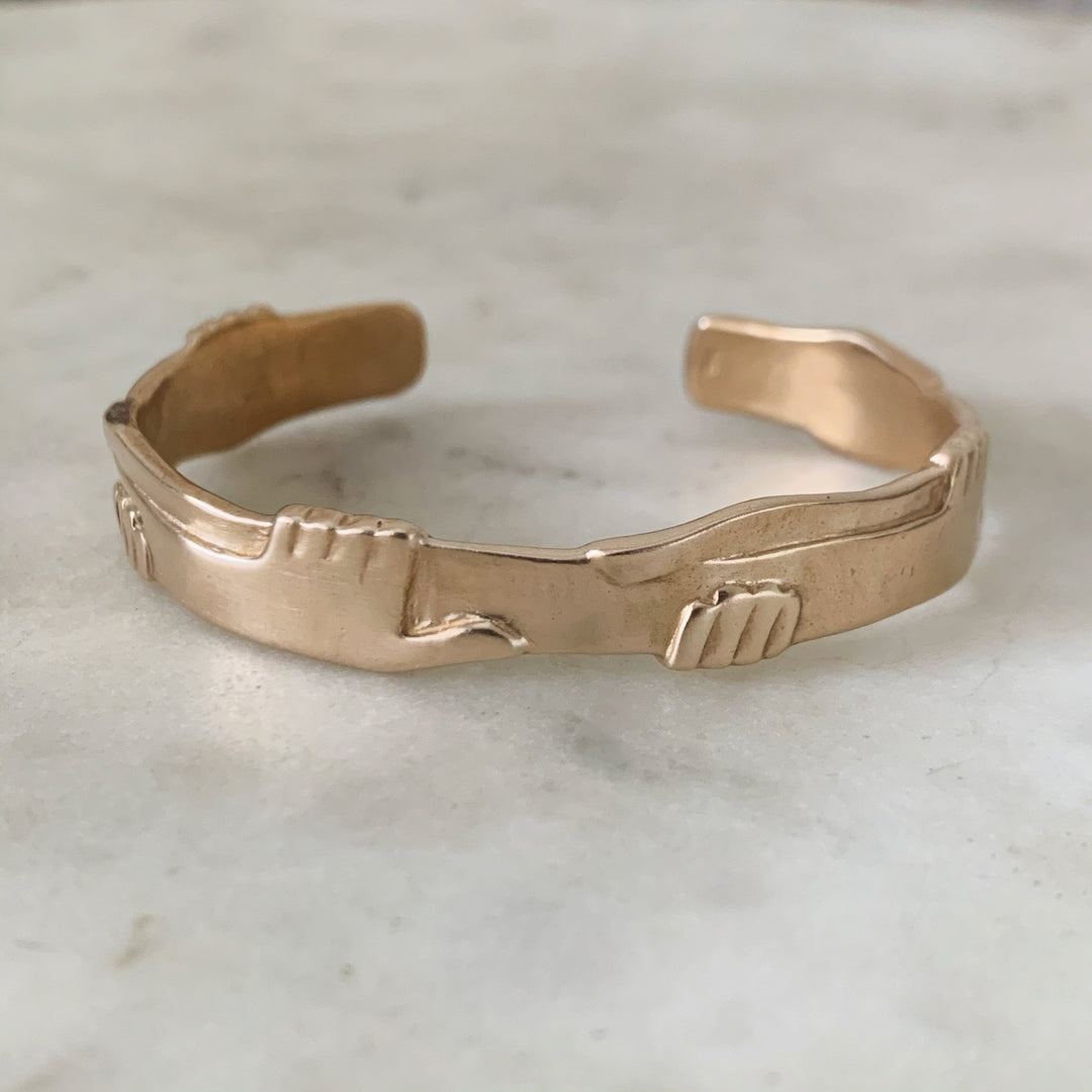 ONE HUMAN FAMILY CUFF - MIMOSA Handcrafted Jewelry