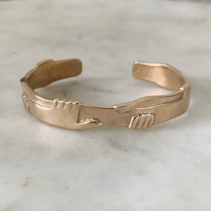 ONE HUMAN FAMILY CUFF - MIMOSA Handcrafted Jewelry