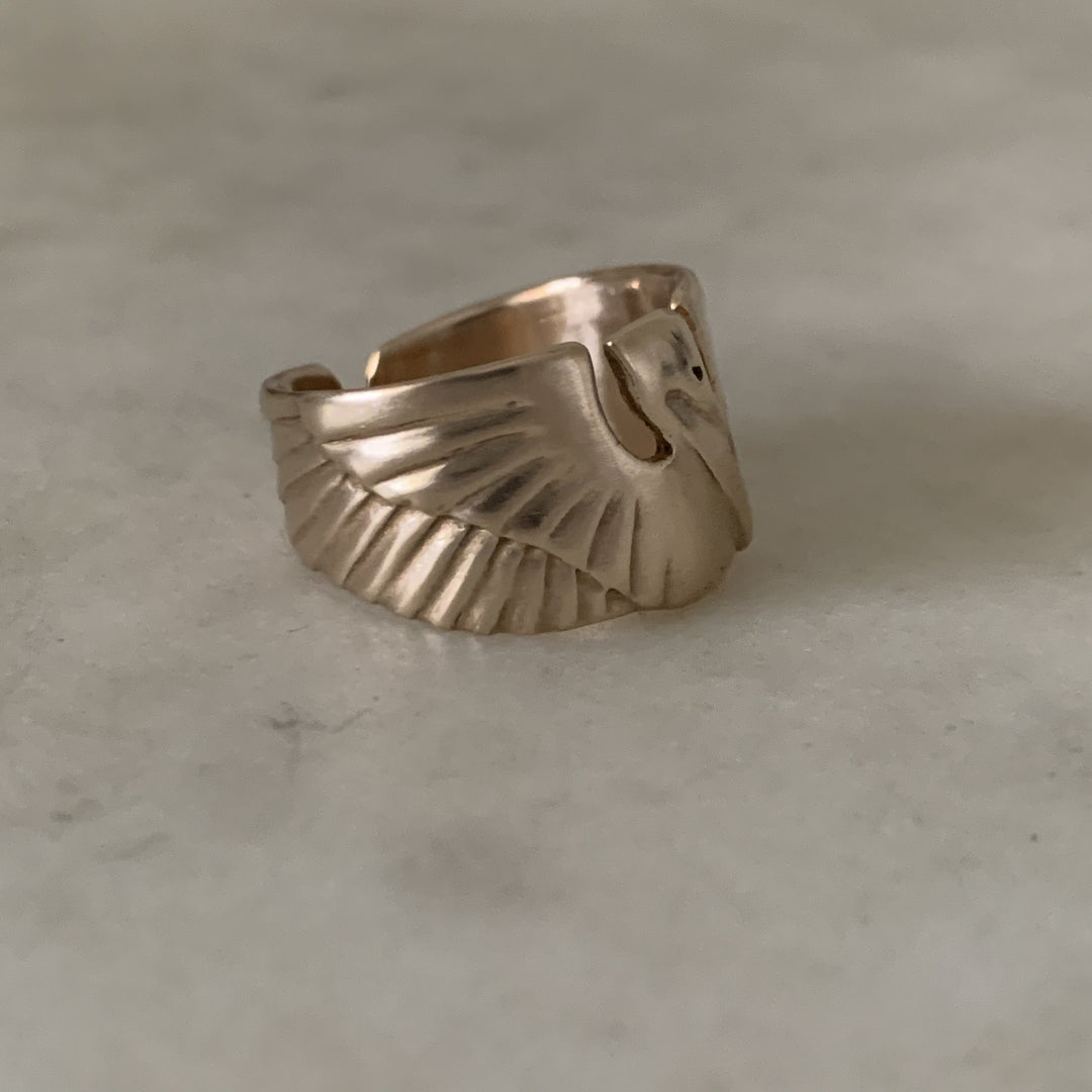 PELICAN RING - MIMOSA Handcrafted Jewelry