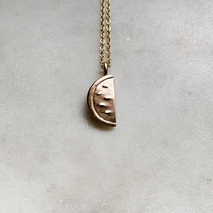 WATERMELON PENDANT - MIMOSA Handcrafted Jewelry