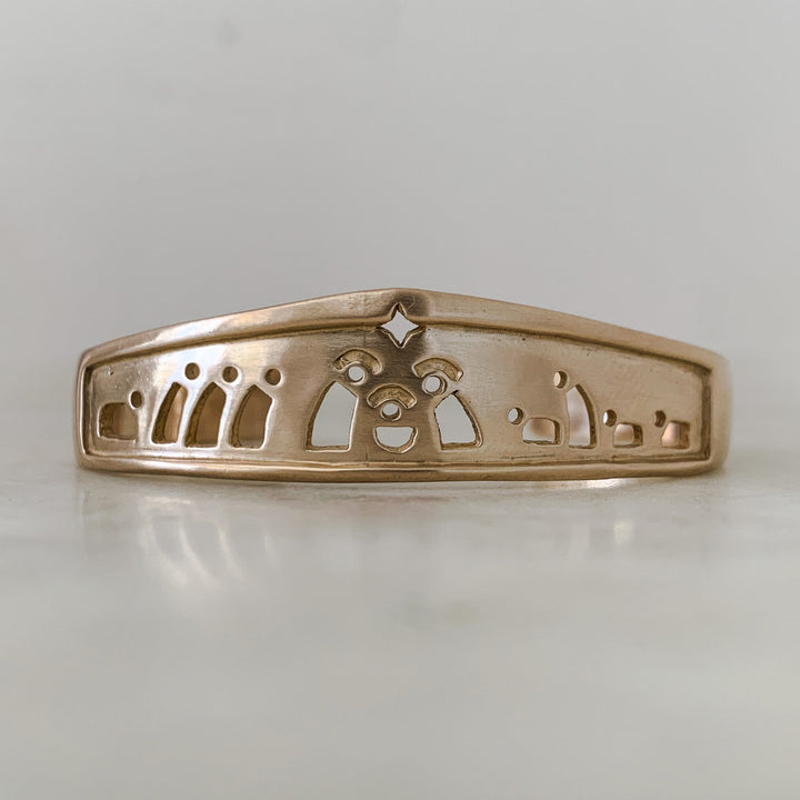 NATIVITY CUFF - MIMOSA Handcrafted Jewelry