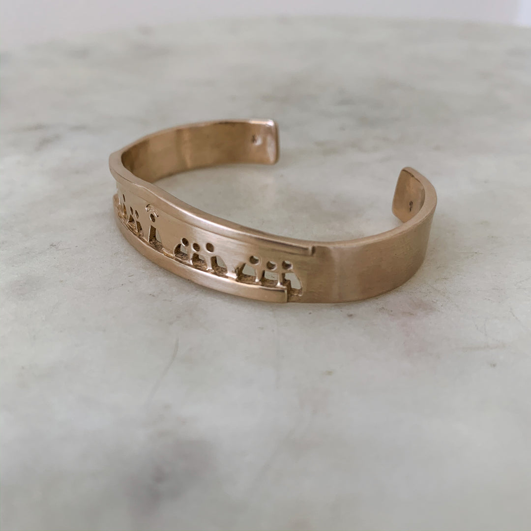 THE LAST SUPPER CUFF - MIMOSA Handcrafted Jewelry