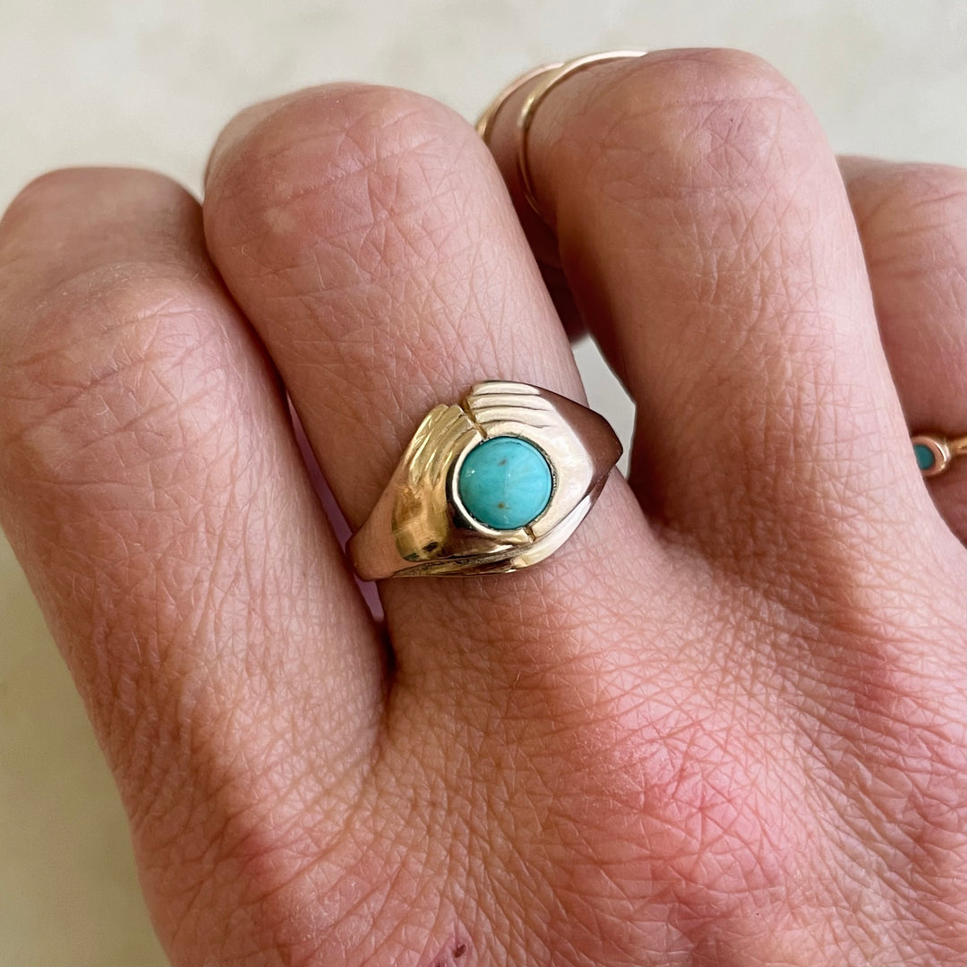 14K GOLD HELD RING