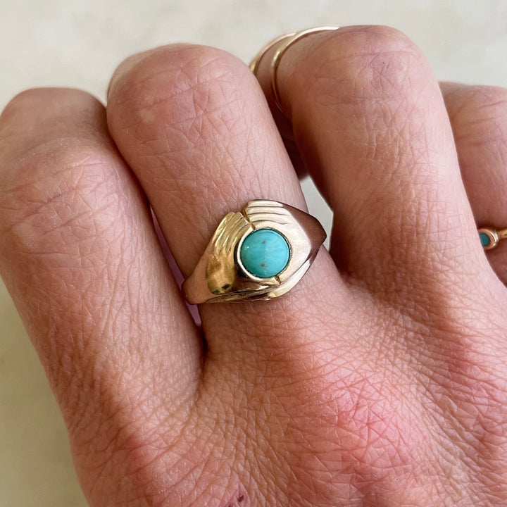 14K GOLD HELD RING