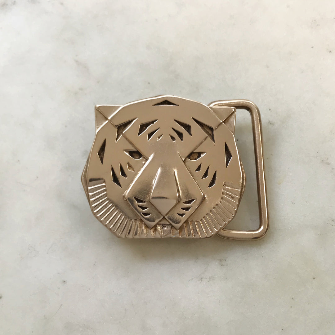 TIGER BELT BUCKLE - MIMOSA Handcrafted Jewelry