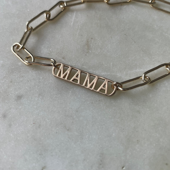 14K GOLD MAMA PENDANT
