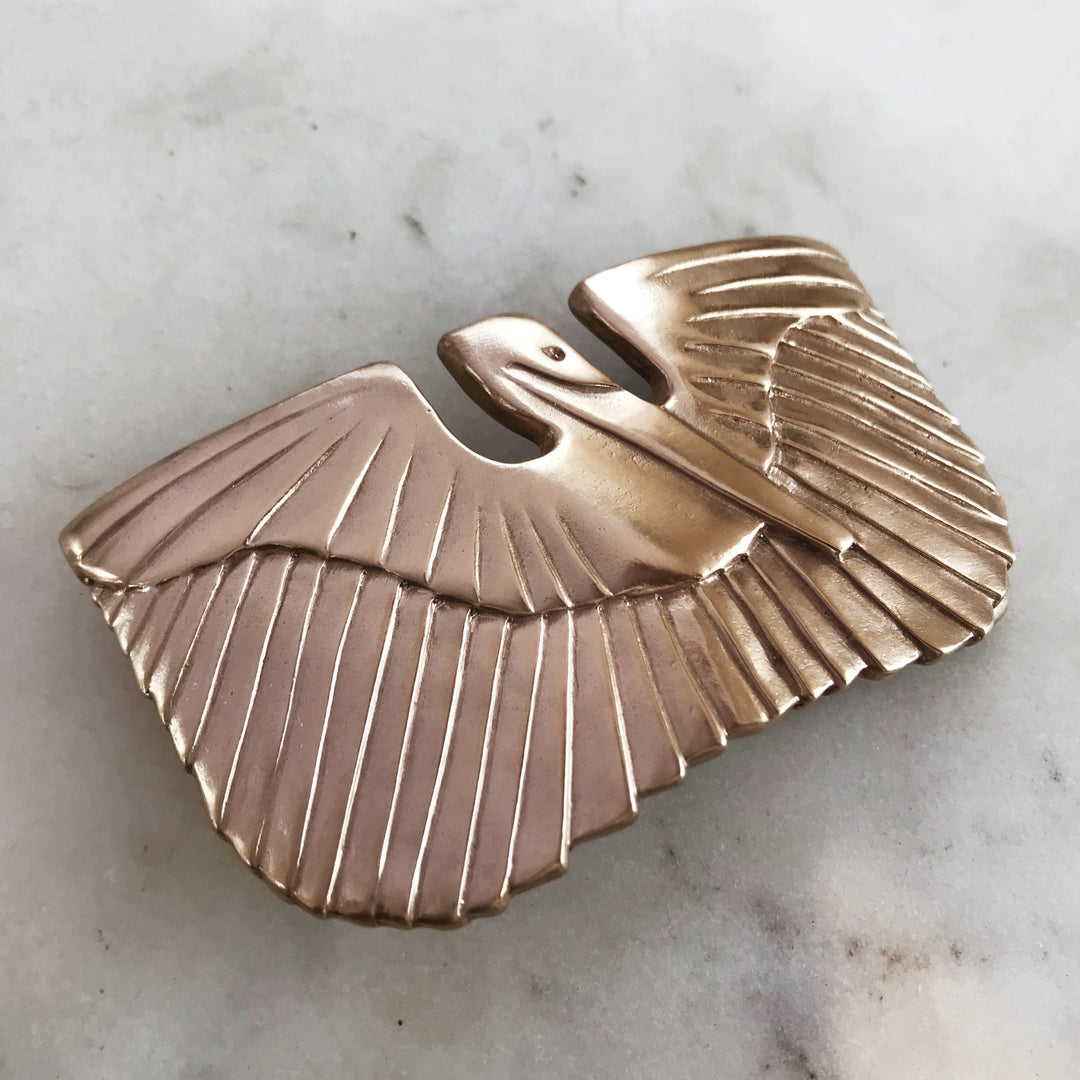 PELICAN BELT BUCKLE - MIMOSA Handcrafted Jewelry