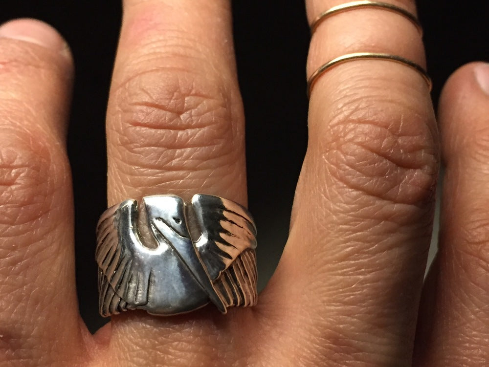 PELICAN RING - MIMOSA Handcrafted Jewelry