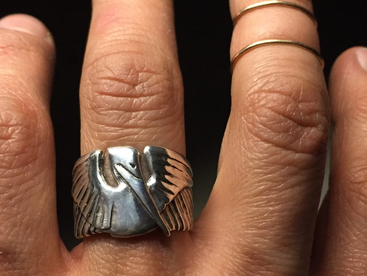 PELICAN RING - MIMOSA Handcrafted Jewelry