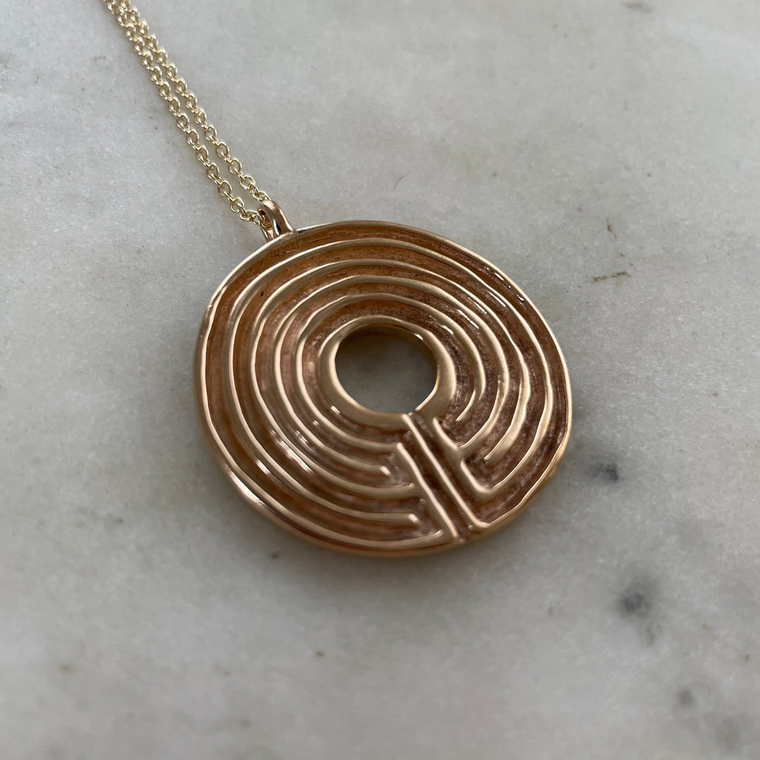 LABYRINTH PENDANT — LARGE