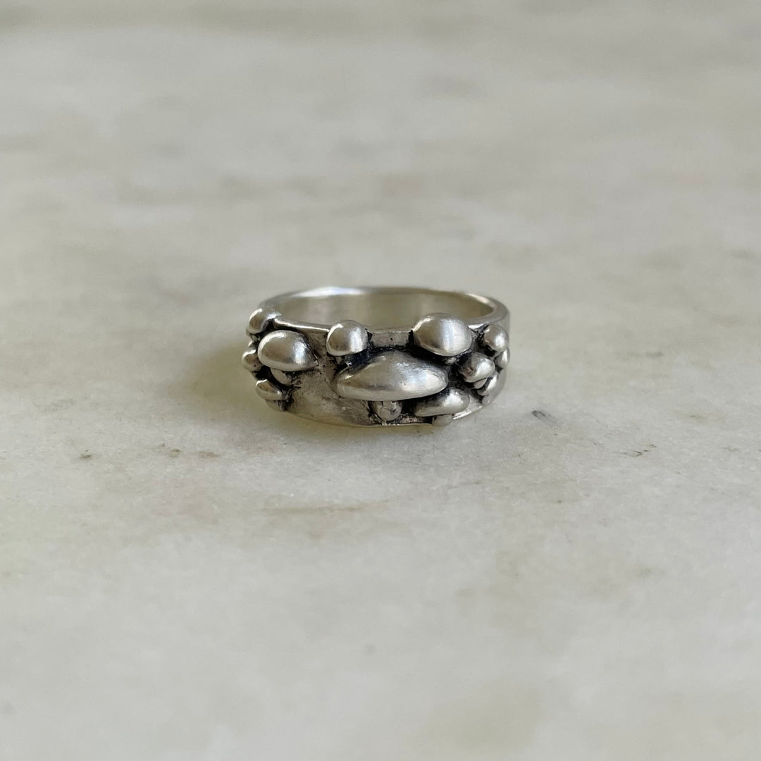 MIMOSA Handcrafted Sterling Silver Mushroom Ring