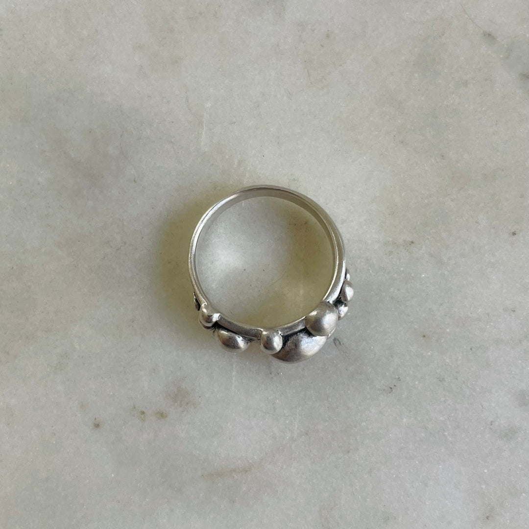 MIMOSA Handcrafted Sterling Silver Mushroom Ring