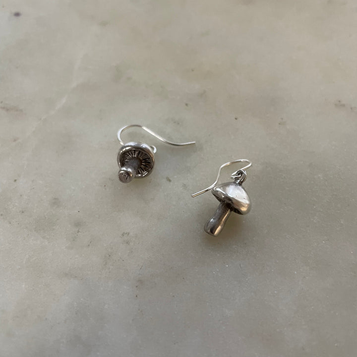 MIMOSA Handcrafted Sterling Silver Mushroom Earrings