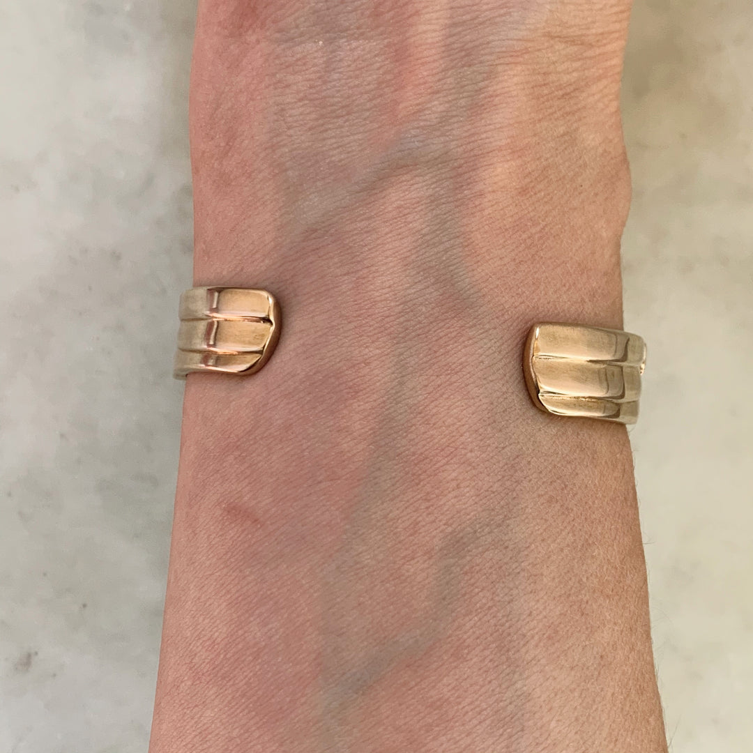 Bronze Petite Pelican Cuff Bracelet - MIMOSA Handcrafted Jewelry