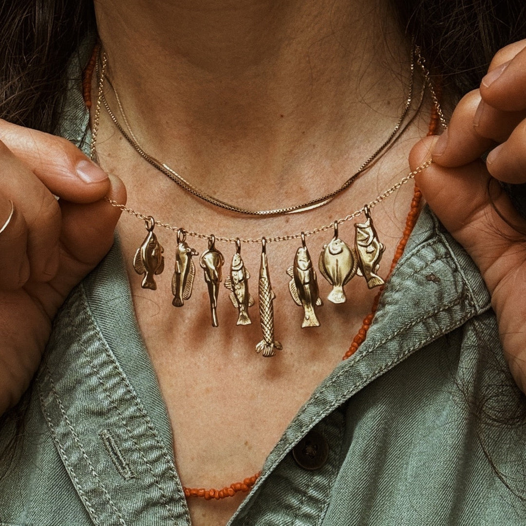 MIMOSA Handcrafted Fish Pendants